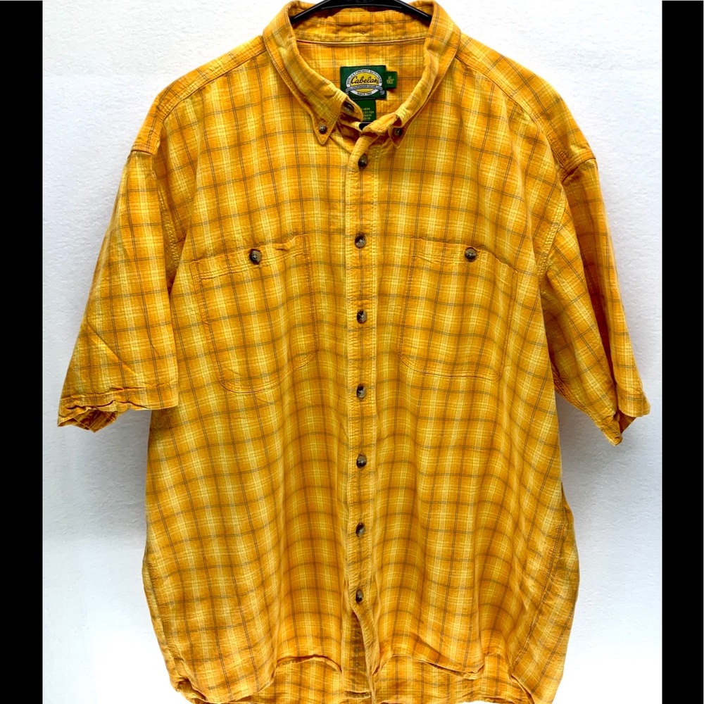 Cabelas Outdoor Button Down Shirt Mens Size XLT